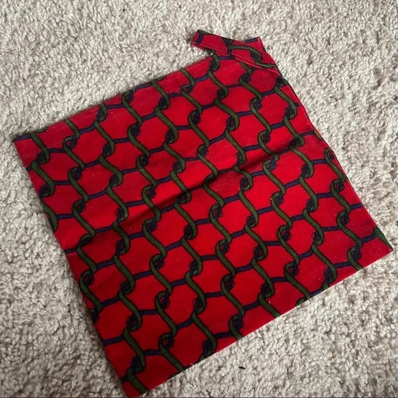 Vintage Roberta Di Camerino velvet pouch travel vacation makeup pouch wallet bag - Picture 4 of 7